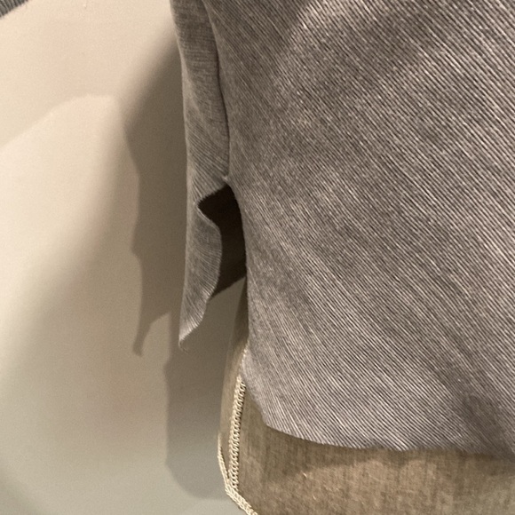 ZARA Grey Mock neck Crop Sweater - Picture 8 of 16